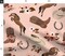 Cowgirl Western Country Floral Horses Horseshoe Cowboy Hat Country Girl Horse Girl Pink White Flowers Country Boots Rustic Farm Custom Printed Fabric by Spoonflower Various Fabrics by the Yard or Fat Quarter
